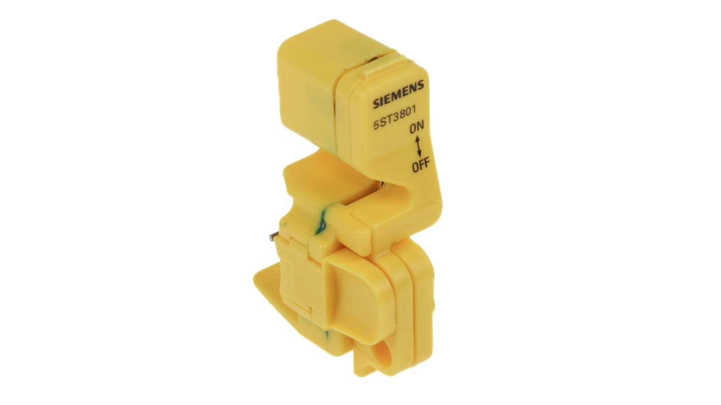Siemens Sentron Handle Locking Device for use with 5SP, 5SY, 5TE8 Miniature Circuit Breakers, Padlock with Maximum 3 mm