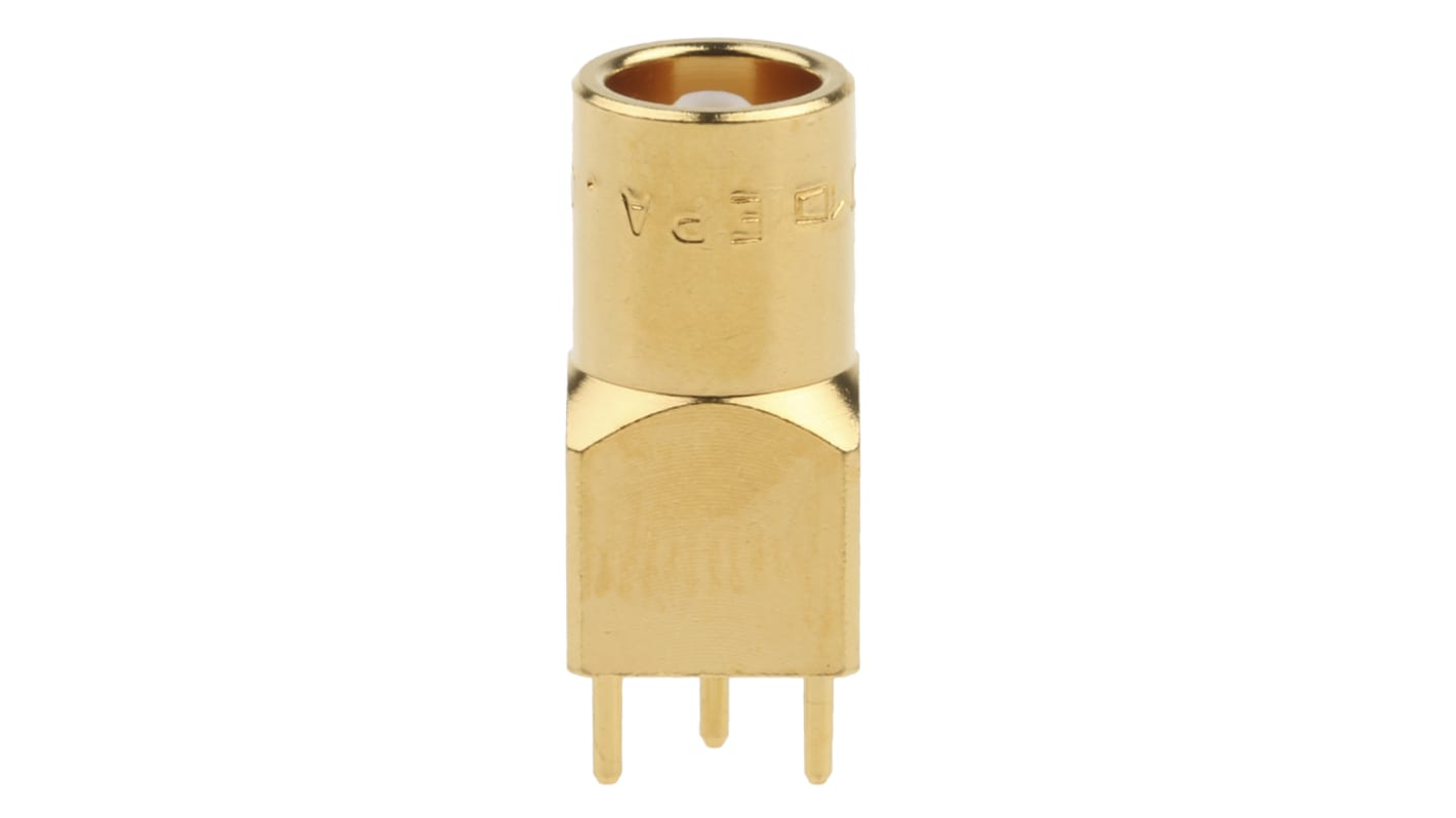 Lemo 00 S Series, jack Through Hole NIM-CAMAC CD/N 549 Connector, 50Ω, Solder Termination, Straight Body