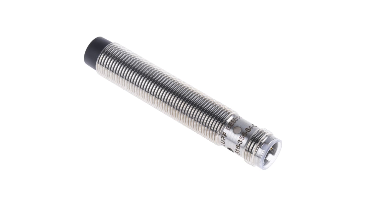Rs-Online Sensore di prossimità Cilindro filettato BALLUFF M12 rilevamento 4 mm 10 → 30 V c.c