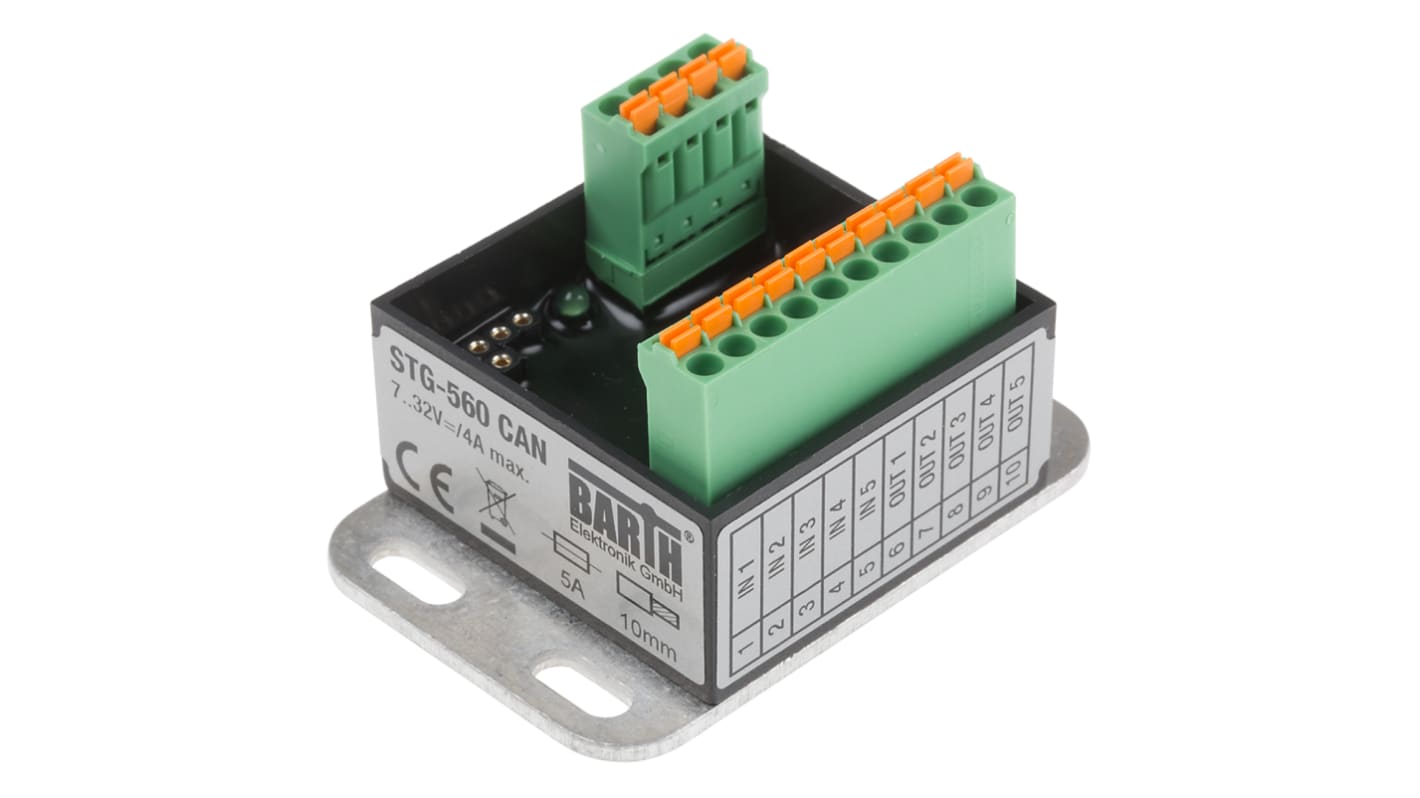 Módulo de E/S PLC BARTH mini-PLC lococube, 7 → 32 V dc, 5 entradas tipo Analógico, digital, 5 salidas tipo