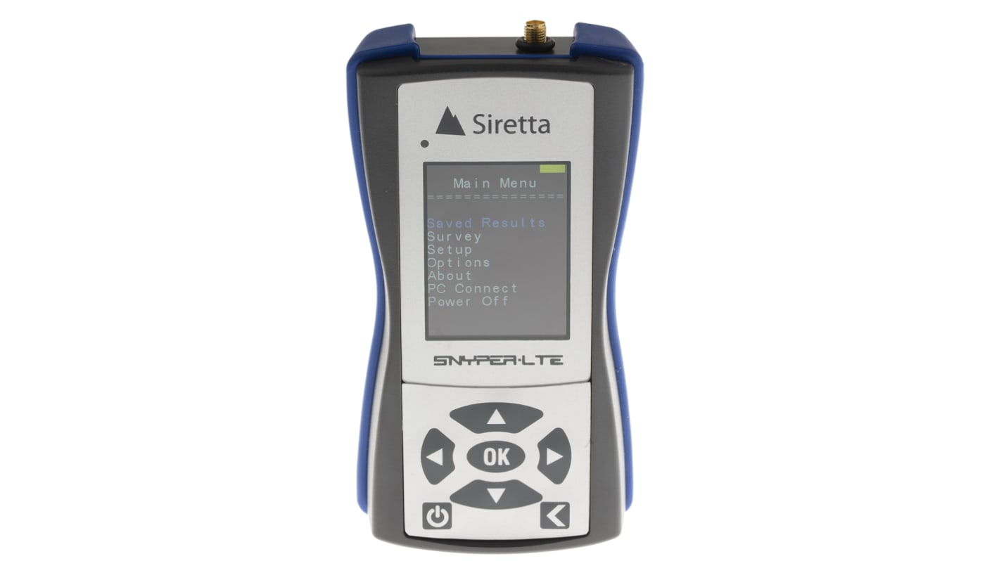 Siretta SNYPER -LTE SPECTRUM RF Detector 1.8 (2G) GHz, 1.8 (4G) GHz, 1.8 (B3) GHz, 2.1 (3G) GHz, 2.1 (B1) GHz, 2.6 (4G)
