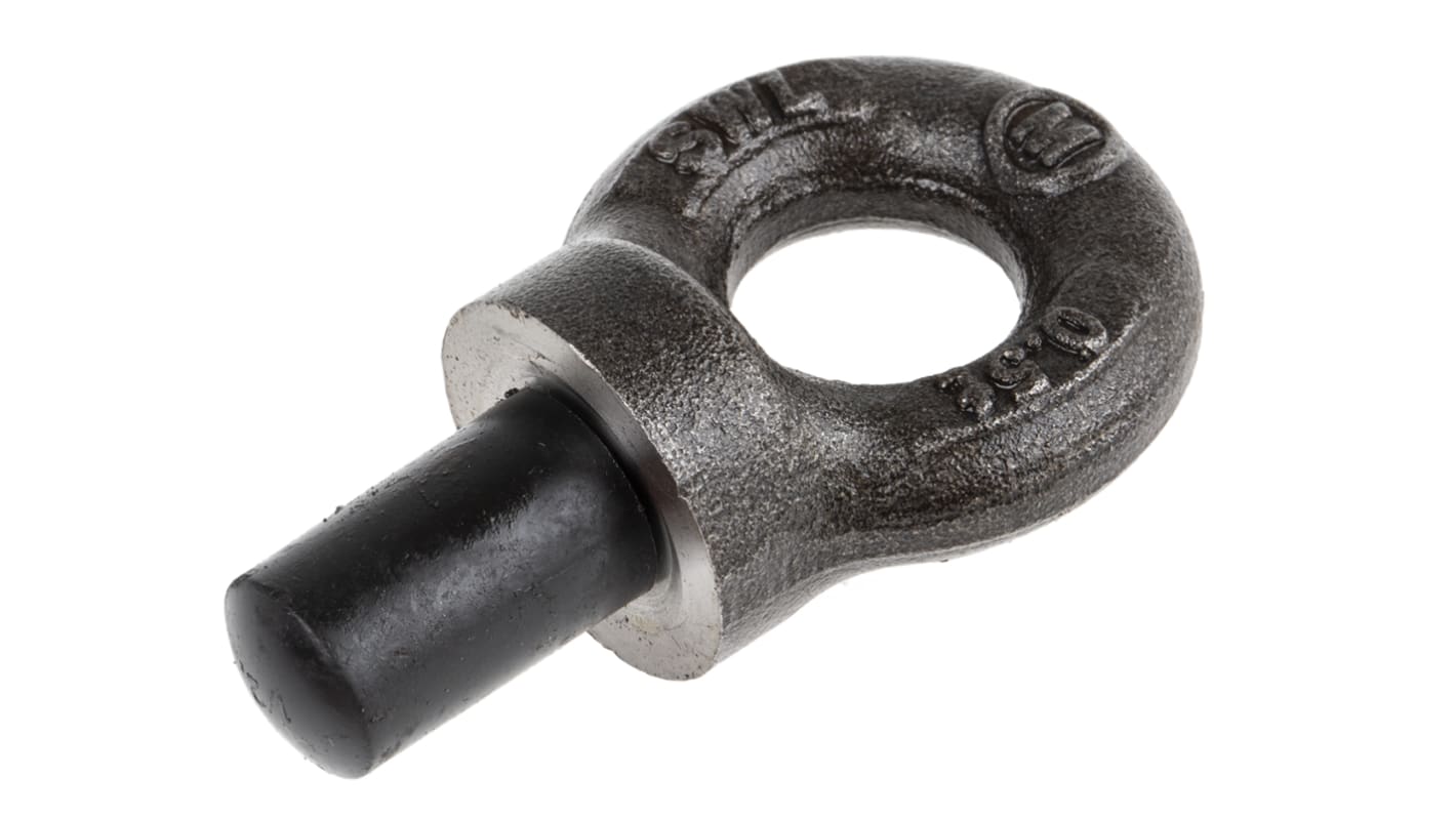 RS PRO Steel Eye Bolt, 1/2 in UNC Thread, 23mm Thread Length, 20mm Internal Eye Diameter, 44mm Outer Eye Diameter, 0.5t