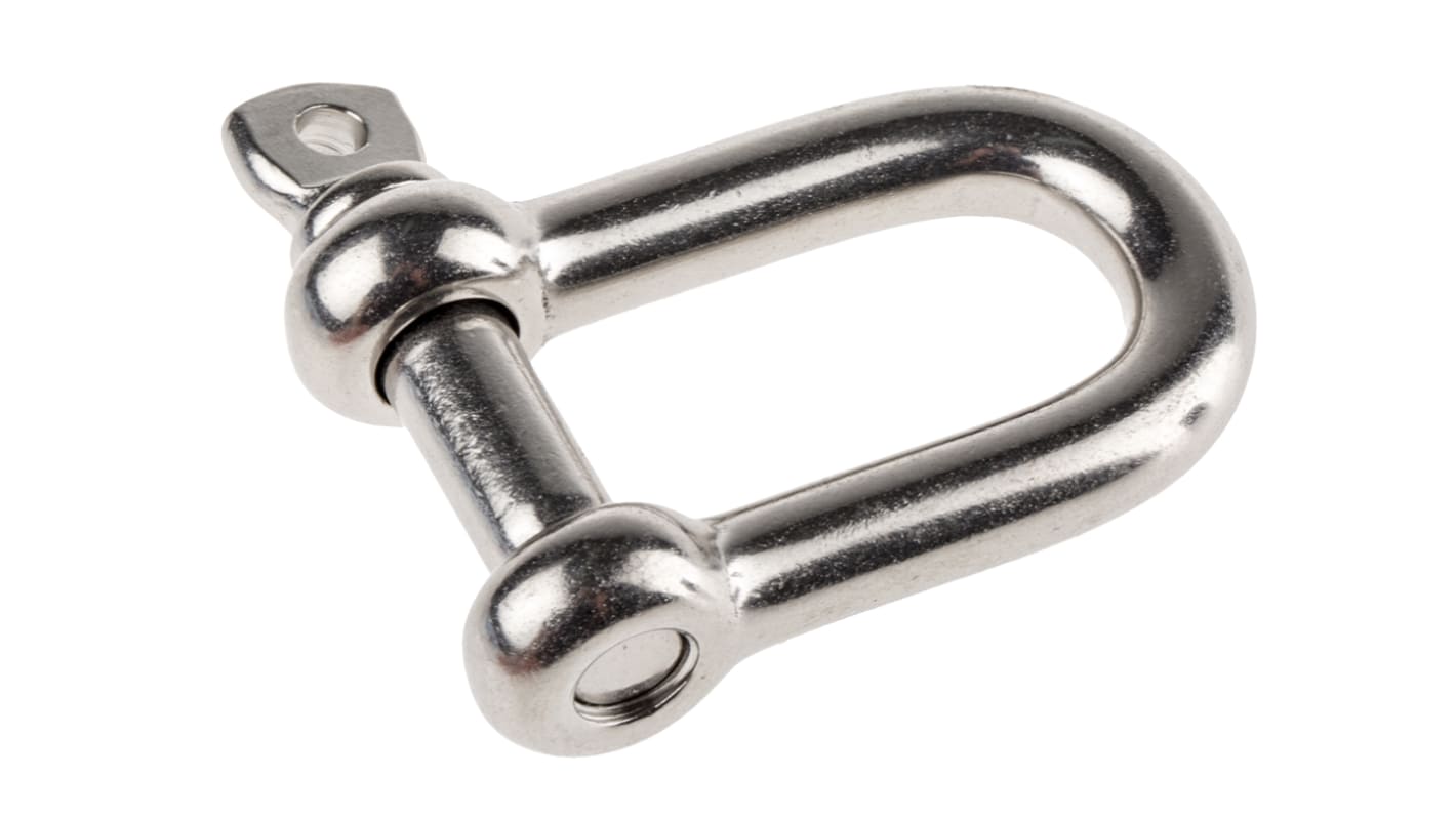 RS PRO D-Shackle, Stainless Steel