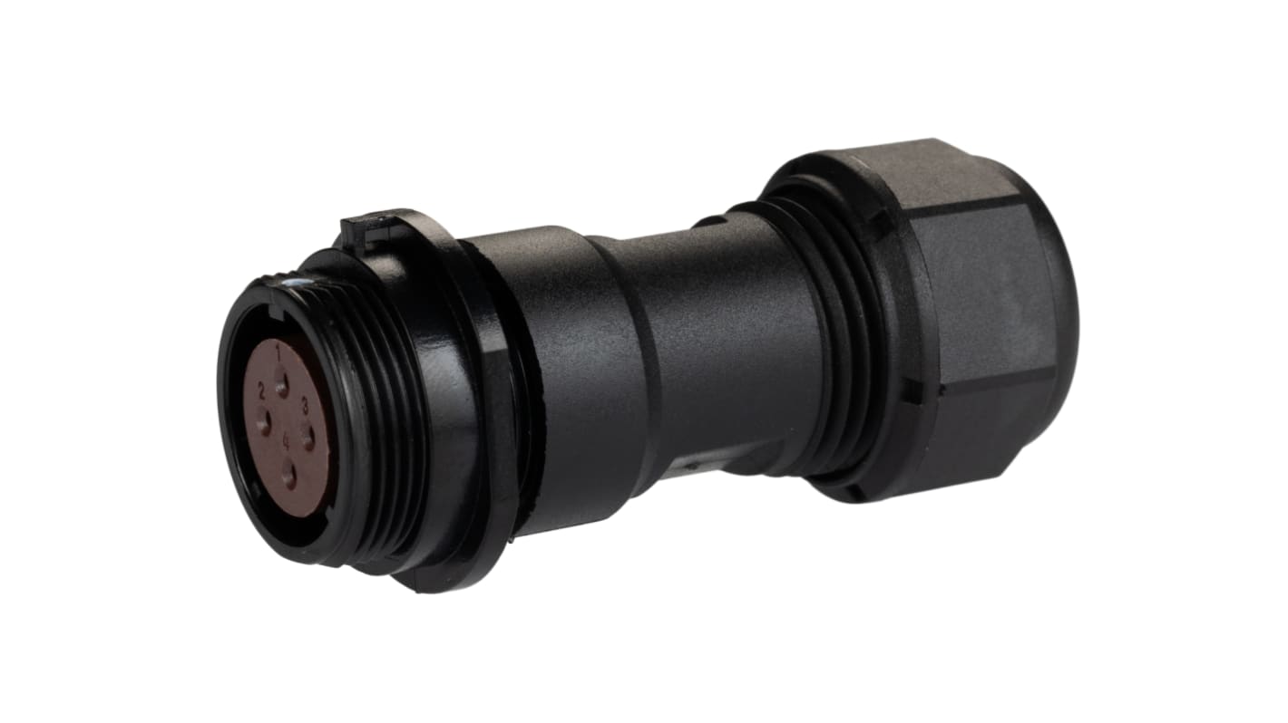 Connettore circolare RS PRO, maschio, femmina, Standard, 4 poli, Montaggio su cavo