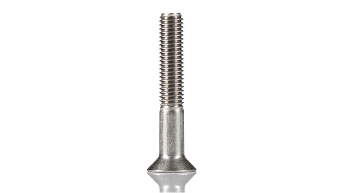 RS PRO Stainless Steel Hex Socket Countersunk Screw, ISO 10642, M8 x 50mm