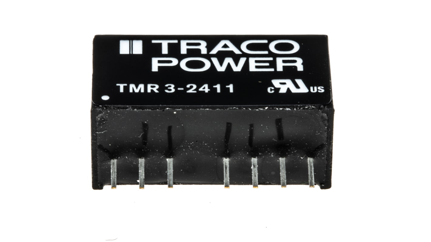 TRACOPOWER TMR 3 DC/DC-Wandler 3W 24 V dc IN, 5V dc OUT / 600mA Durchsteckmontage 1.5kV dc isoliert