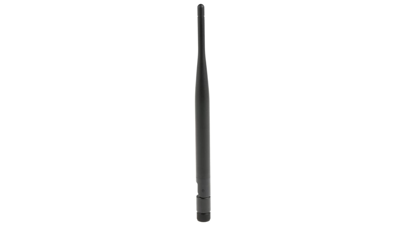 Siretta DELTA6C/x/SMAM/S/RP/11 Whip Multiband Antenna with SMA RP Connector, WiFi (Dual Band)