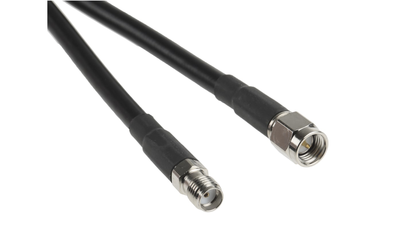 Siretta ASMA Series Male SMA to Female SMA, 5m, RF LLC200A Coaxial, Terminated50 Ω