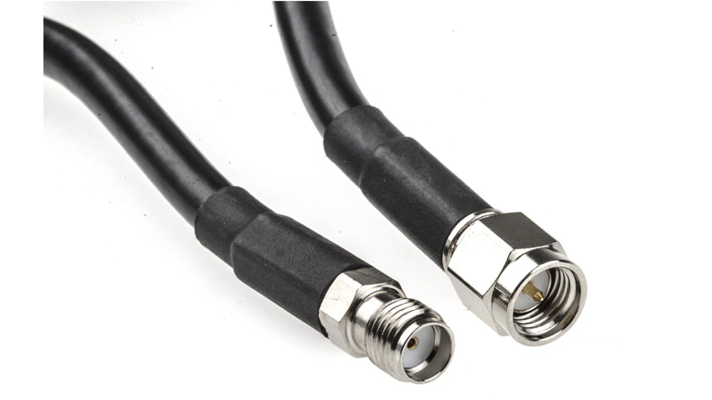 Siretta ASMA Series Male SMA to Female SMA, 10m, RF LLC200A Coaxial, Terminated50 Ω