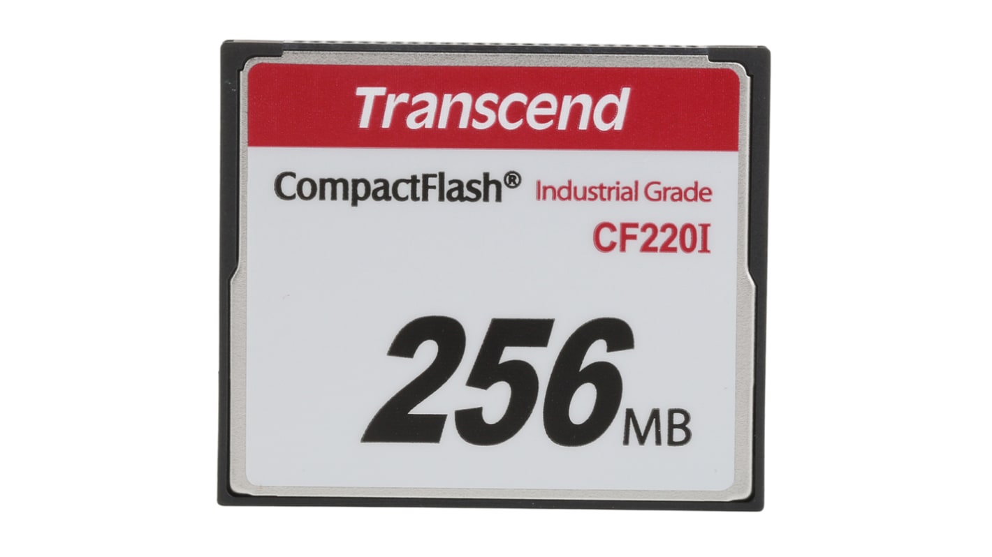 Tarjeta de Memoria Flash Transcend CompactFlash, 256 MB Sí CF220I SLC