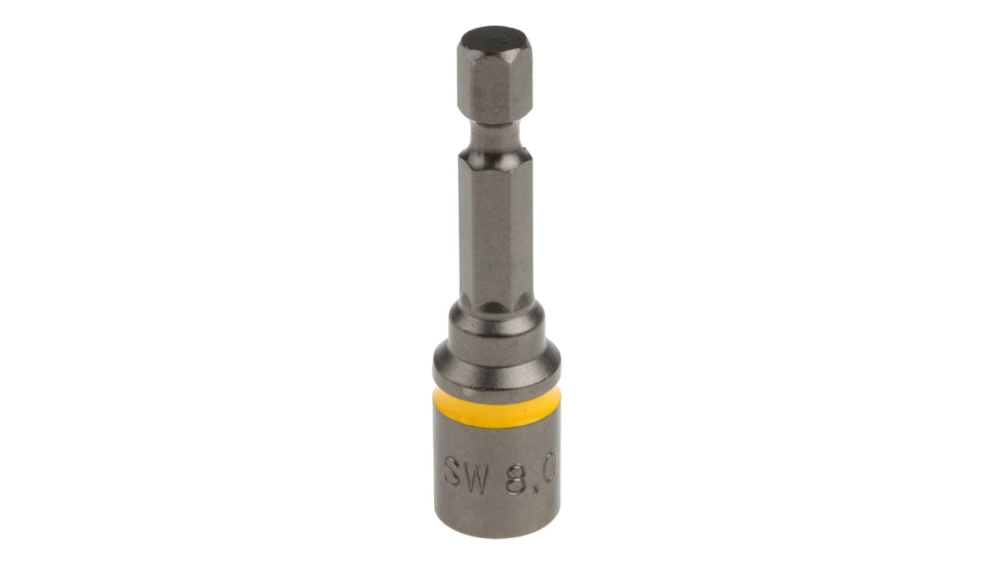 RS PRO Hexagon Socket Screwdriver Bit, 8 mm Tip