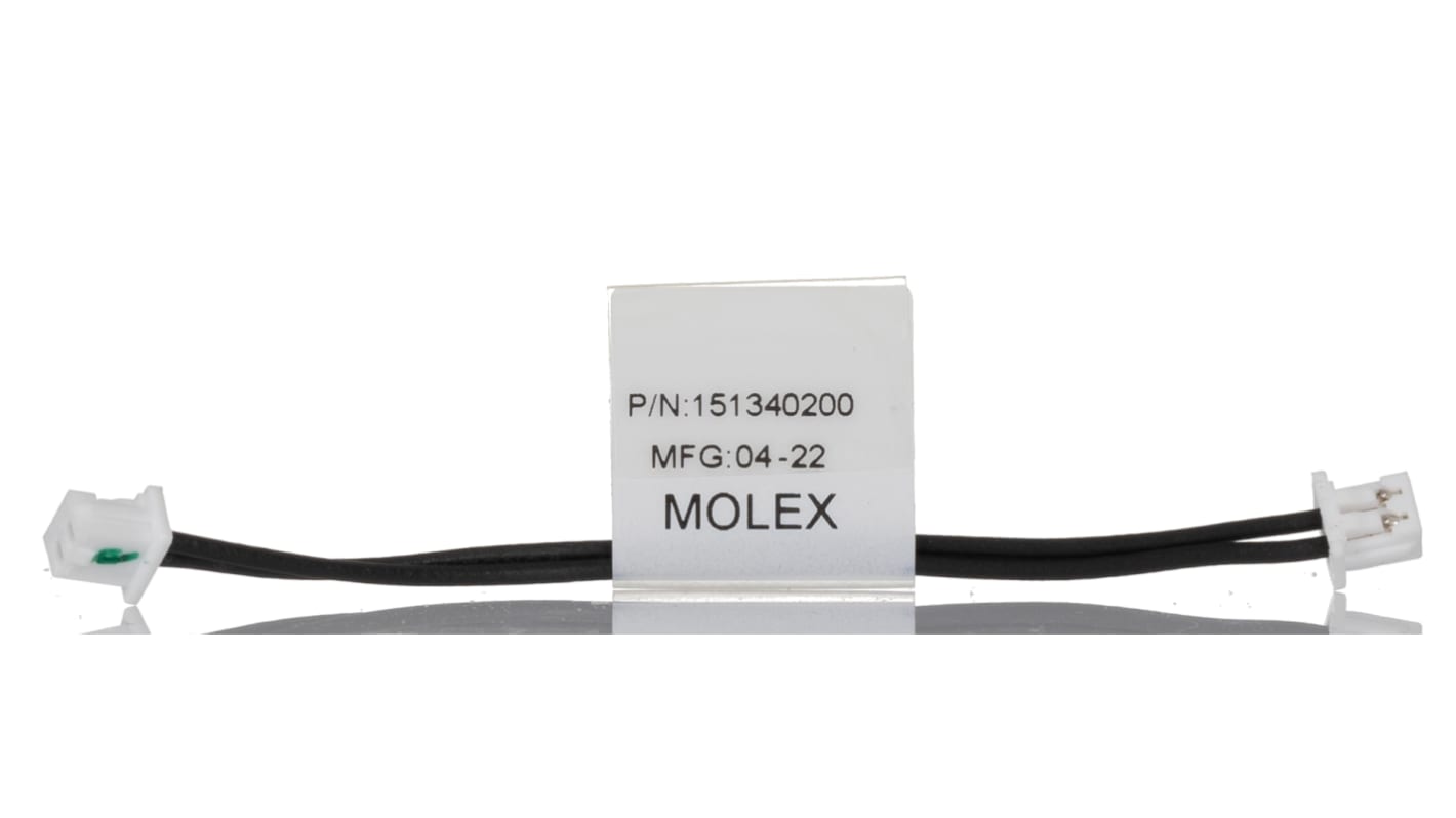 Molex 2 Way Female PicoBlade to 2 Way Female PicoBlade Wire to Board Cable, 50mm