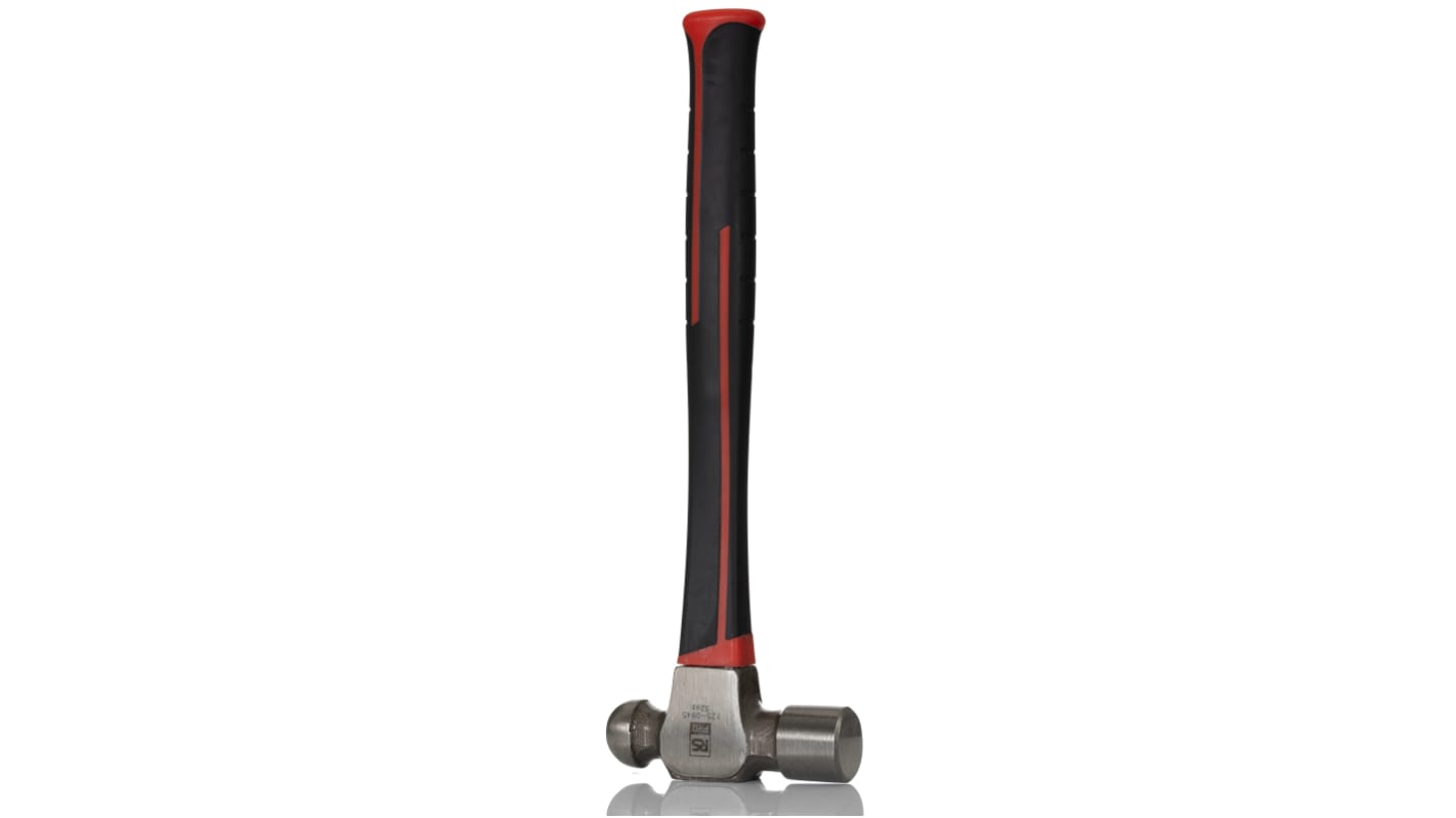 RS PRO Carbon Steel Ball-Pein Hammer with Fibreglass Handle, 910g