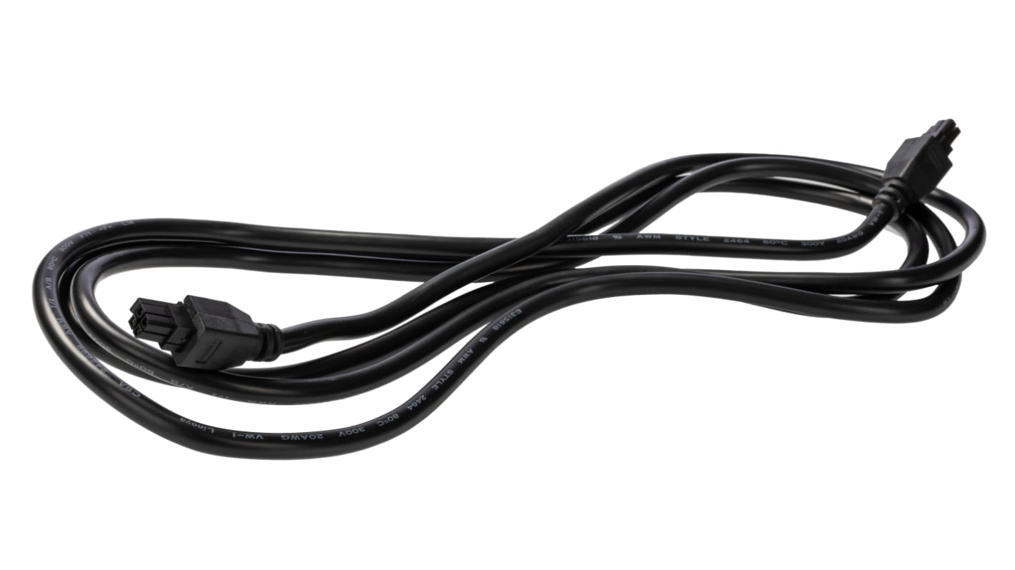 Molex 4 Way Female Micro-Fit 3.0 to 4 Way Female Micro-Fit 3.0 Wire to Board Cable, 2m