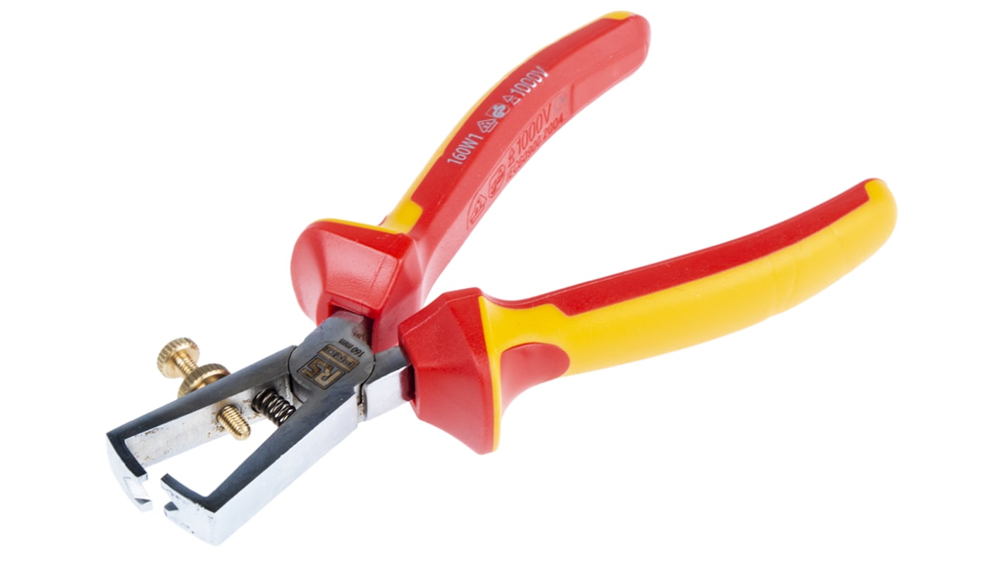 Pince à dénuder RS PRO pour fil Multibrins , 0.1 → 10mm², 160 mm