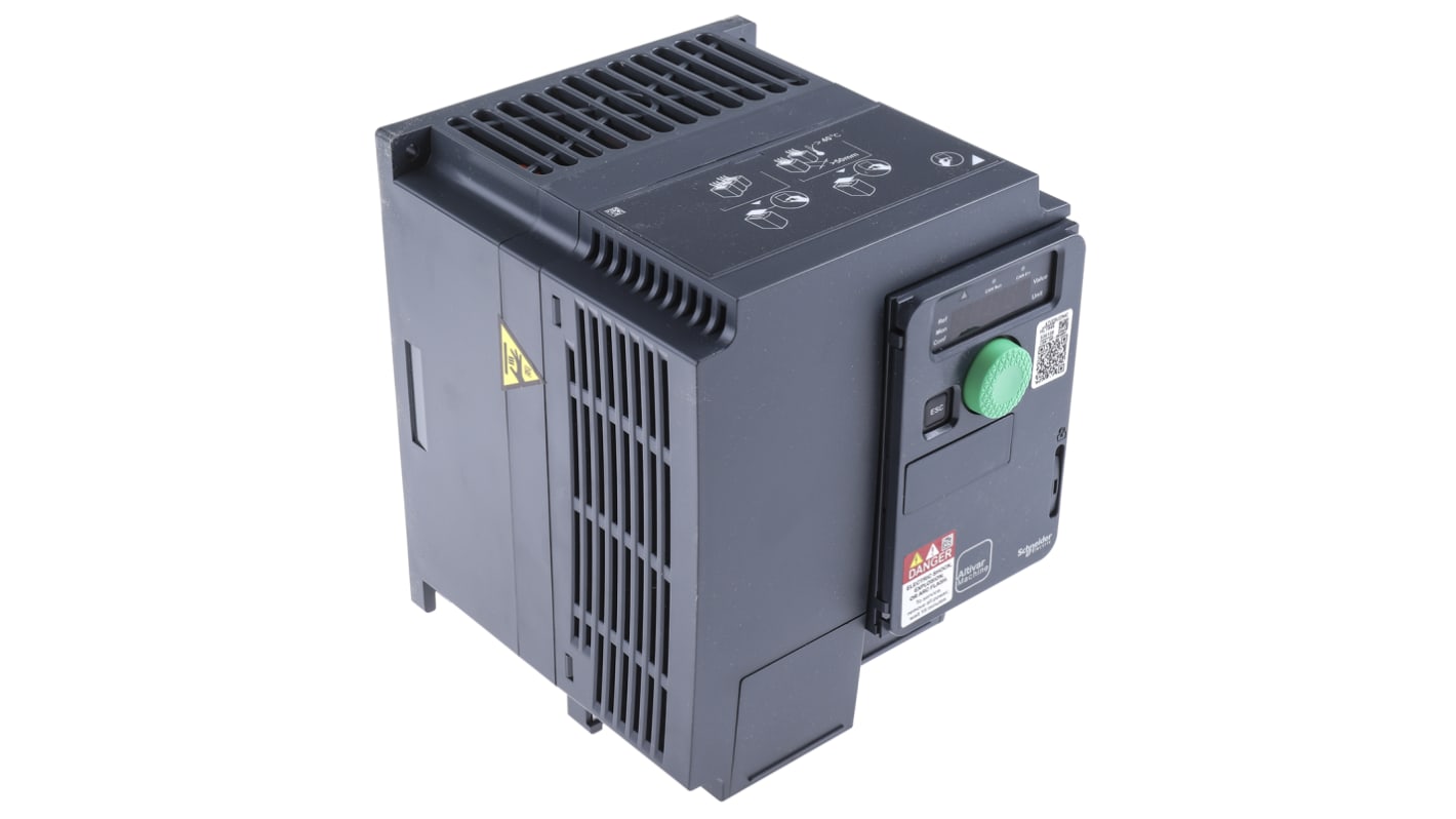 Schneider Electric 可変速ドライブ ATV320, 400 V ac 2.2 kW ATV320U22N4C 非同期モータ、同期モータ RS 485