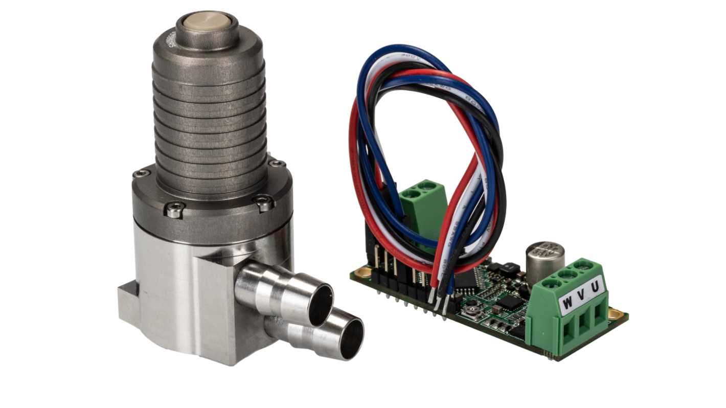 RS PRO 6 → 28V 850mbar Direct drive, Seal-less Coupling Centrifugal Water Pump, 9L/min