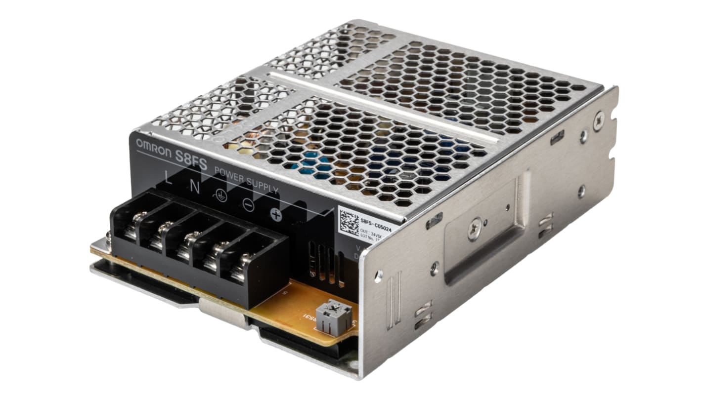Napájecí zdroj na lištu DIN 50W, počet výstupů: 1 Spínaný 2.2A, výstup: 24V dc