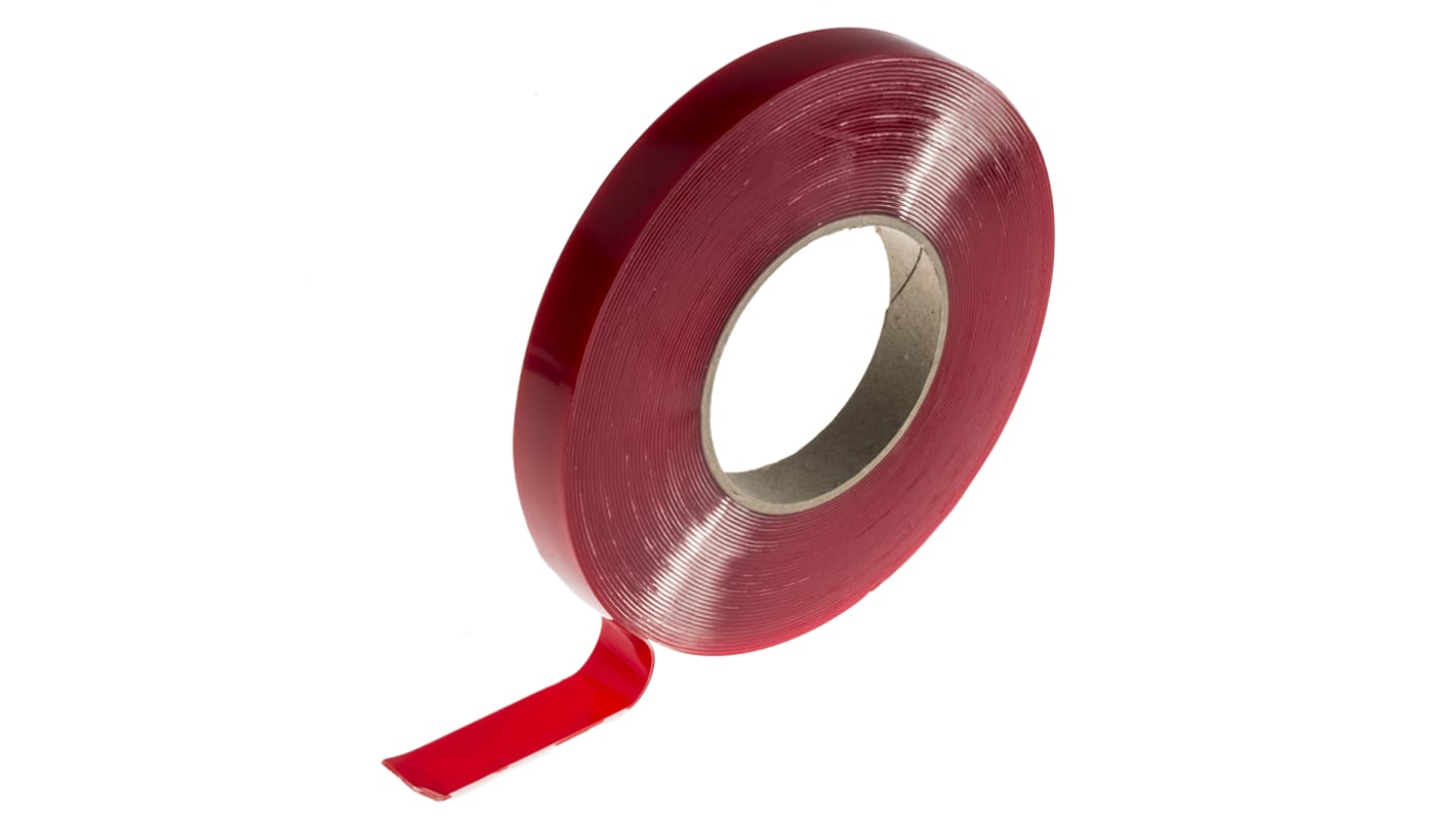 RS PRO Translucent Foam Tape, 19.0mm x 14.0m, 1.0mm Thick