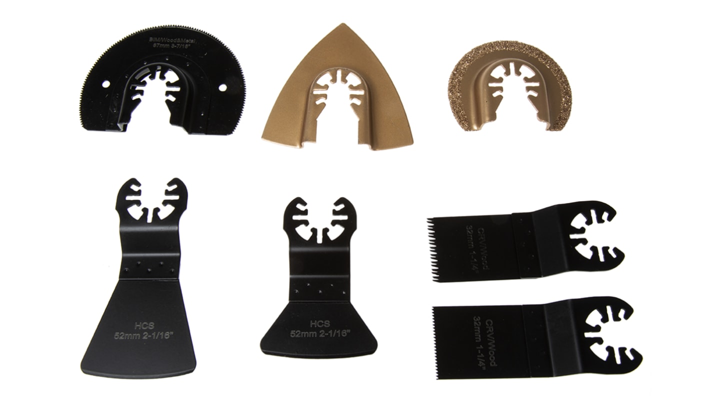 RS PRO Oscillating Blade Set, for use with Multi-Cutter