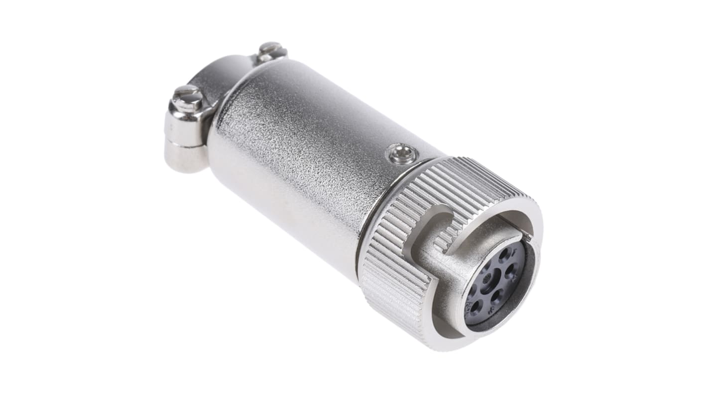 Hirose Circular Connector, 6 Contacts, Cable Mount, Miniature Connector, Plug, Female, RM Series