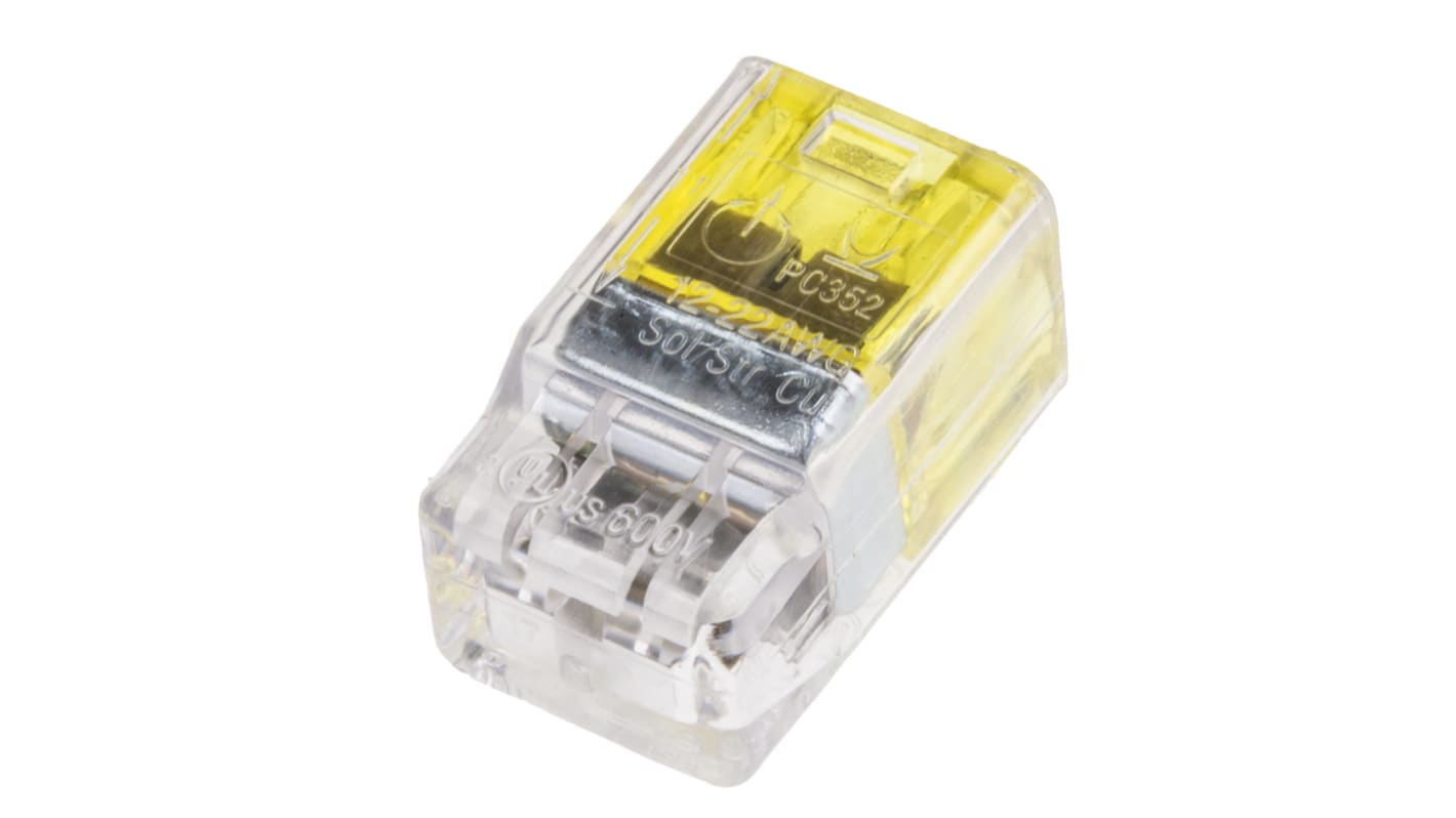 Conector de empalme 2299514-1 TE Connectivity, 0,5 → 2,5 mm², 22 → 12 AWG 12AWG 2.5mm² 22AWG 0.5mm²,