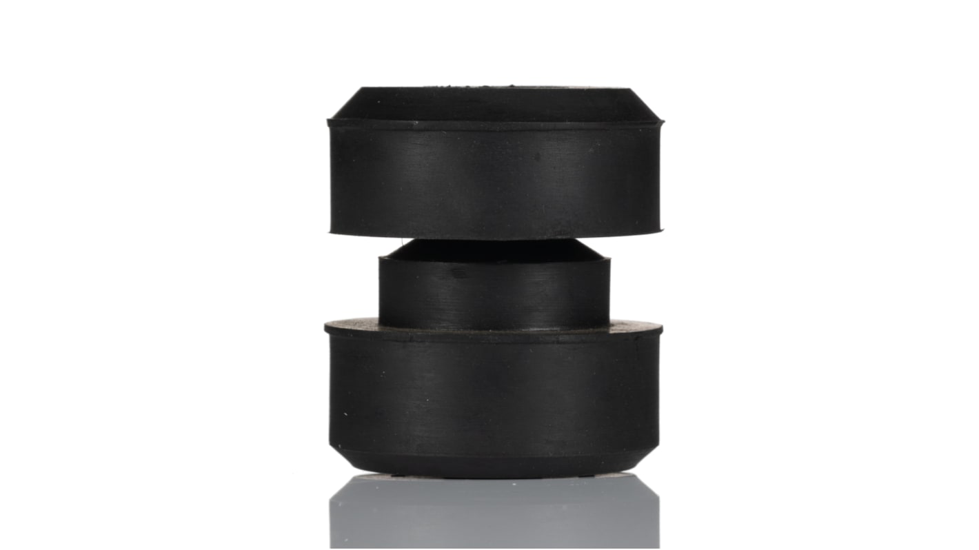 RS PRO Round M14 Anti Vibration Mount with 172kg Compression Load