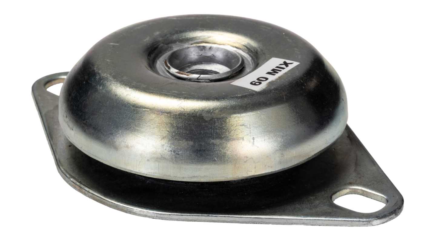 RS PRO M16 Ø 172mm capacité 450kg en Caoutchouc naturel