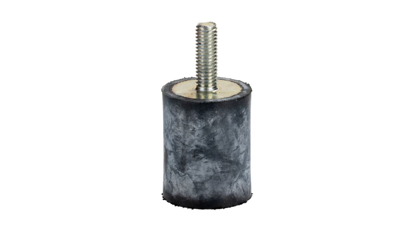 RS PRO M5 Anti Vibration Mount, Male to Female Bobbin with 11.55kg Compression Load