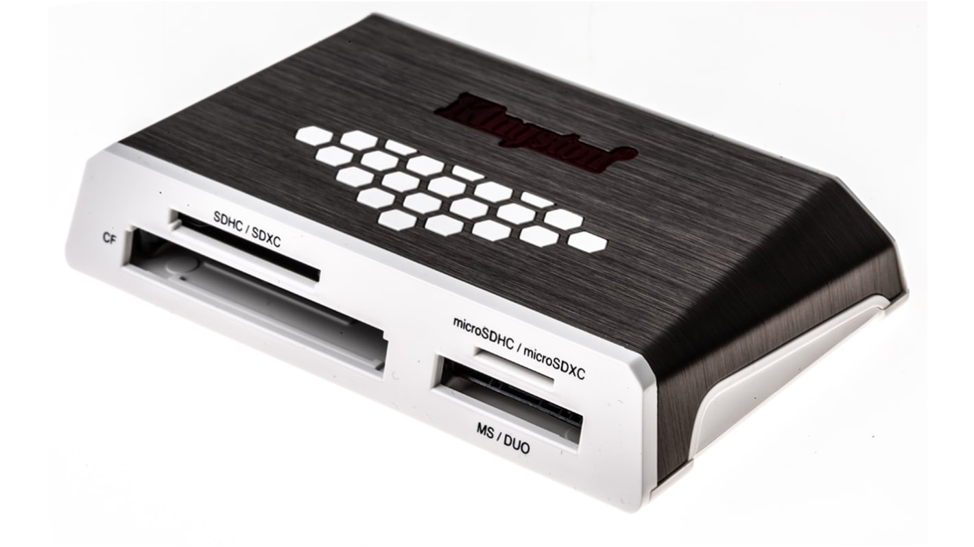 Kingston Kartenlesegerät Extern USB 3.0 für Compact Flash, MMC, MS, MS Duo, MS Micro, MS PRO, MS PRO Duo, MicroSD,
