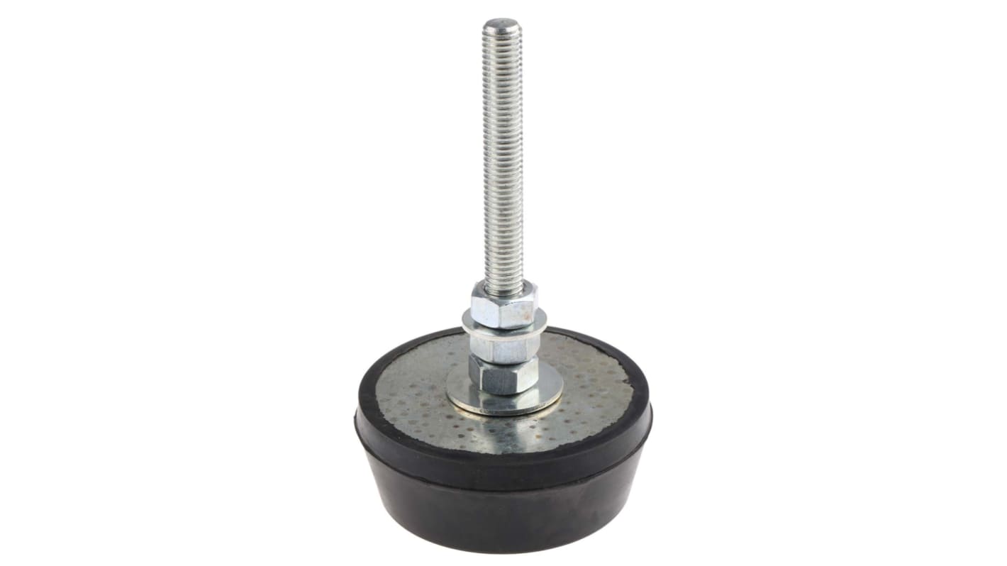 RS PRO M12 Ø 90mm capacité 300kg en Caoutchouc naturel