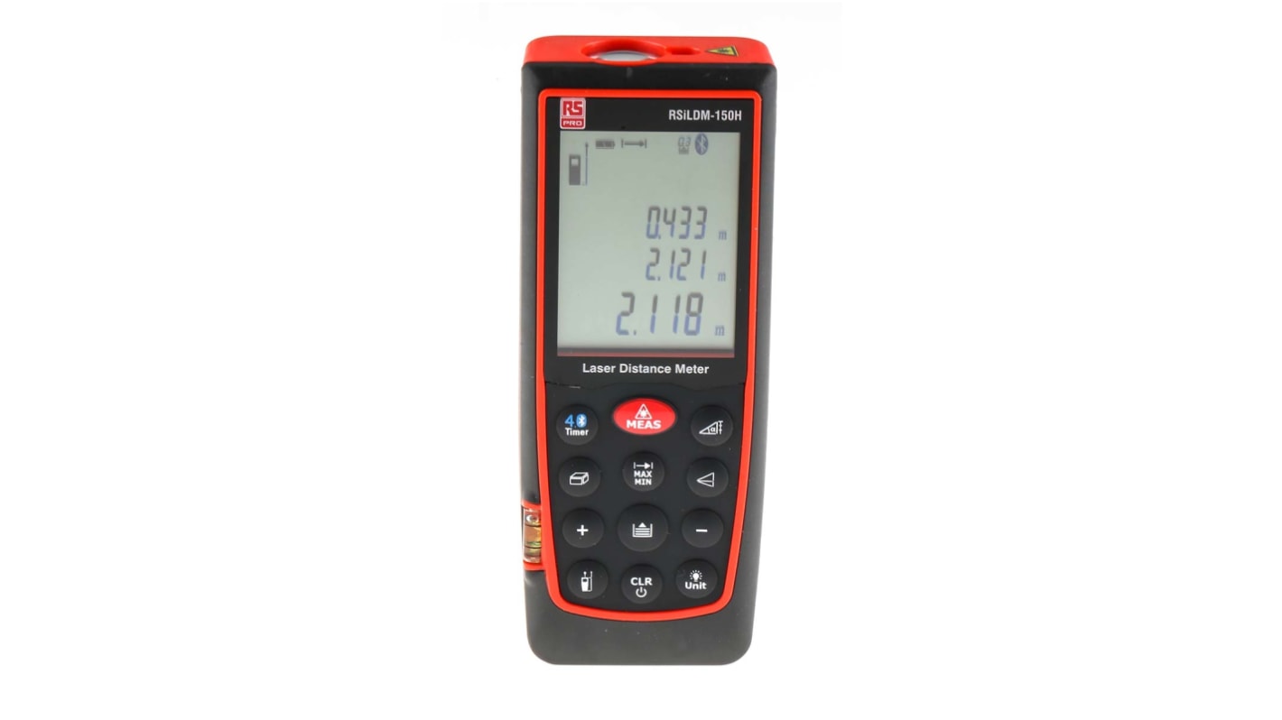 RS PRO ILDM-150H Laser Measure, 0.05 → 70m Range, ± 1.5 mm Accuracy