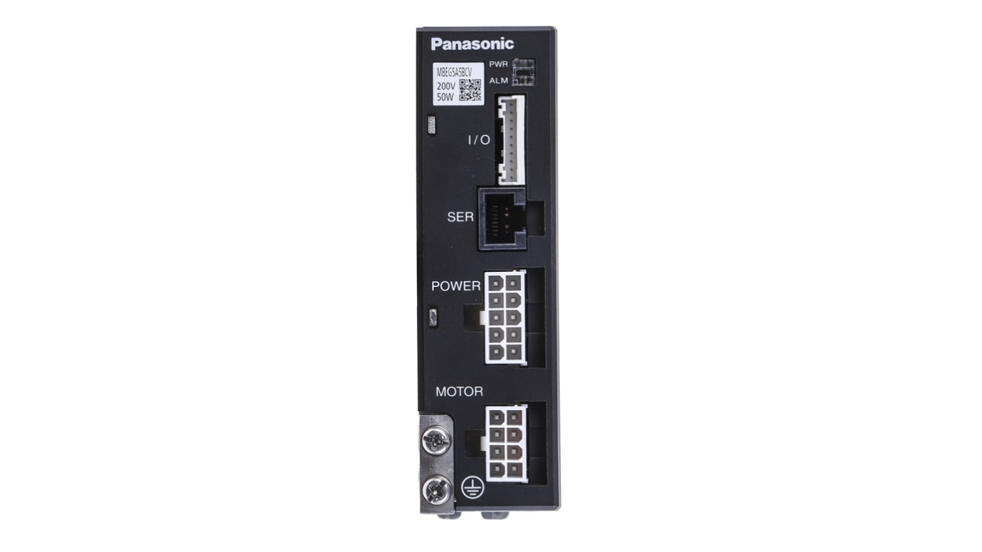 Panasonic 50 W Servo Drive, 200 <arrow/> 240 V, 1, 3 Phase, 350 mA, 700 mA, PWM, Speed Controller Function, 240