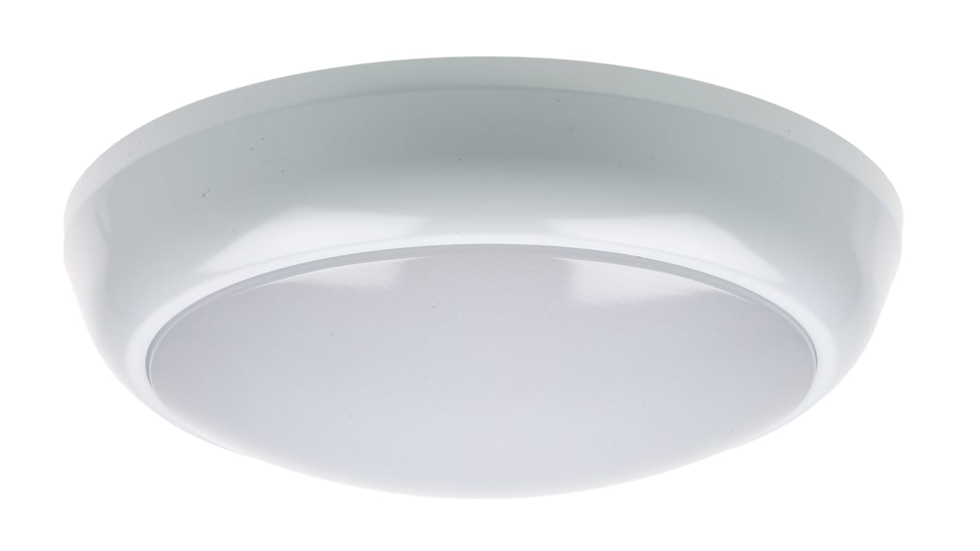 Knightsbridge TPB LED Wandleuchte Rund, 230 V / 14,2 W, Linse Weiß