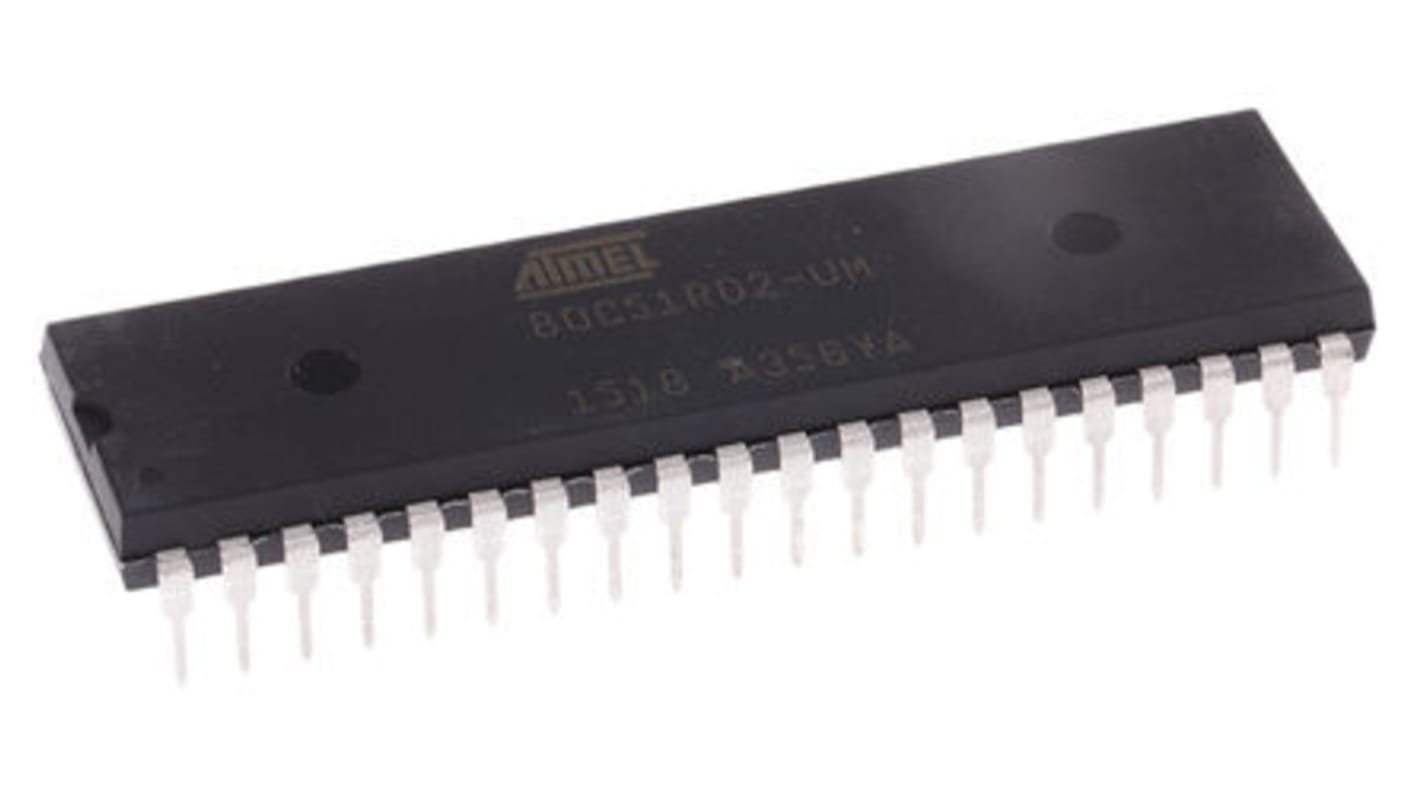 Microcontrollore Microchip, 80C51, PDIL, AT80, 40 Pin, Su foro, 8bit, 40MHz