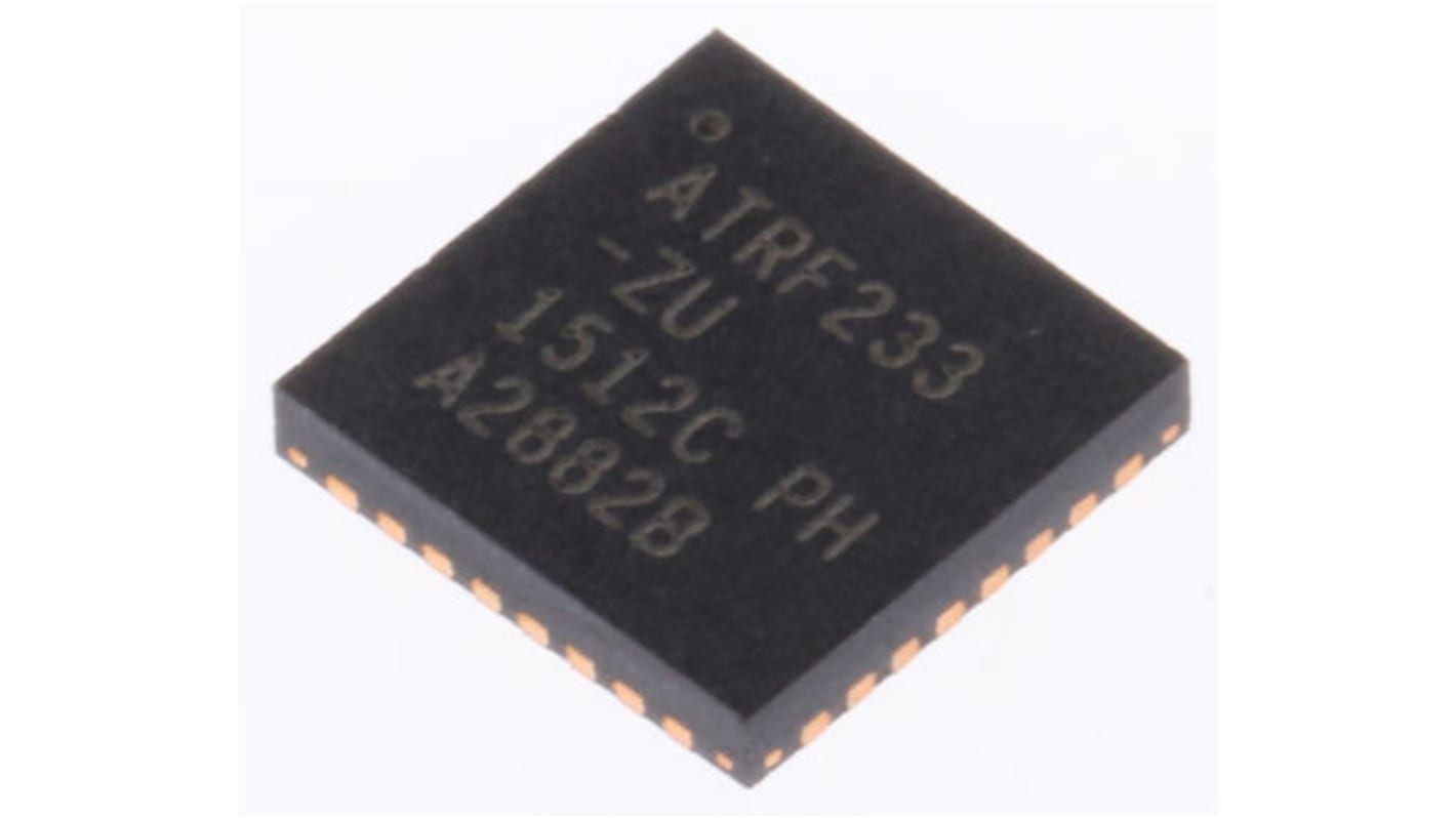 Microchip ZigBee 收发器, 最高2527MHz频带1频率, 32引脚, O-QPSK调制技术, 表面贴装