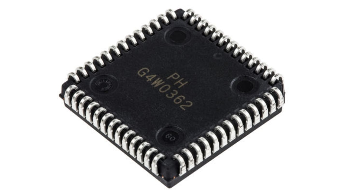 Microchip AT89单片机, 8051内核, 52针, PLCC, 最大48MHz, 32 kB 闪存, 1.024 kB RAM