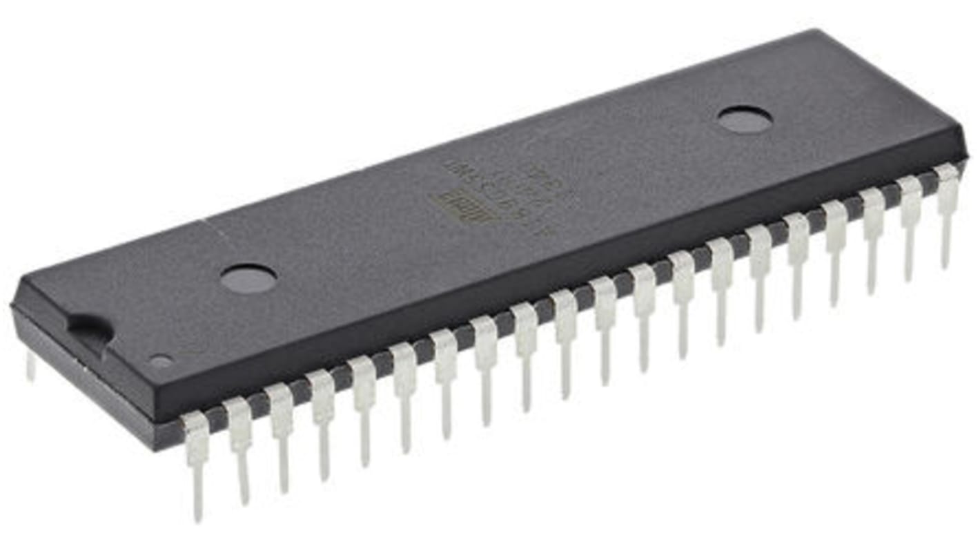 Microchip AT89C55WD-24PU, 8bit 8051 Microcontroller, AT89, 24MHz, 20 kB Flash, 40-Pin PDIP