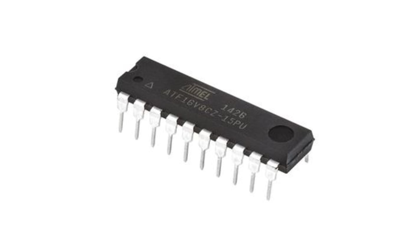 Microchip SPLD (Simple Programmable Logic Device) ATF16V8C 150 Gates 8 Makrozellen 8 I/O 62MHz 15ns CMOS, TTL 20-Pin