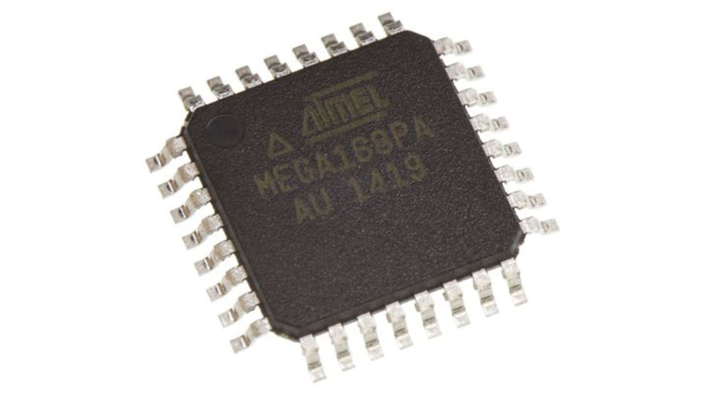 Microcontrollore Microchip, AVR, TQFP, ATmega, 32 Pin, Montaggio superficiale, 8bit, 20MHz
