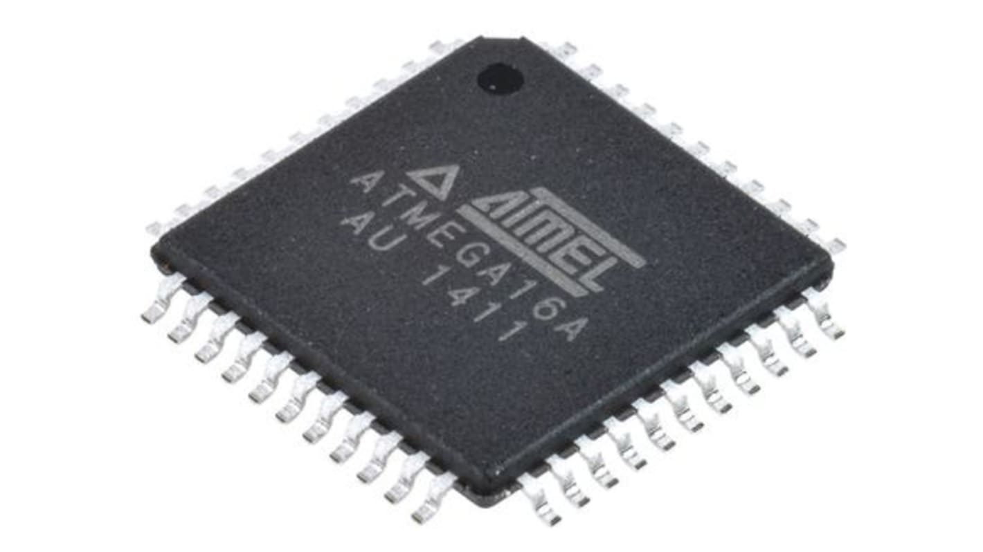 Mikrokontroler Microchip ATmega TQFP 44-pinowy Montaż powierzchniowy AVR 16 kB 8bit CAN: 16MHz RAM:1 kB Ethernet: Flash