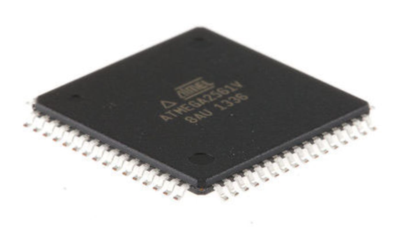 Mikrokontroler Microchip ATmega TQFP 64-pinowy Montaż powierzchniowy AVR 256 kB 8bit CAN: 8MHz RAM:8 kB Ethernet: Flash