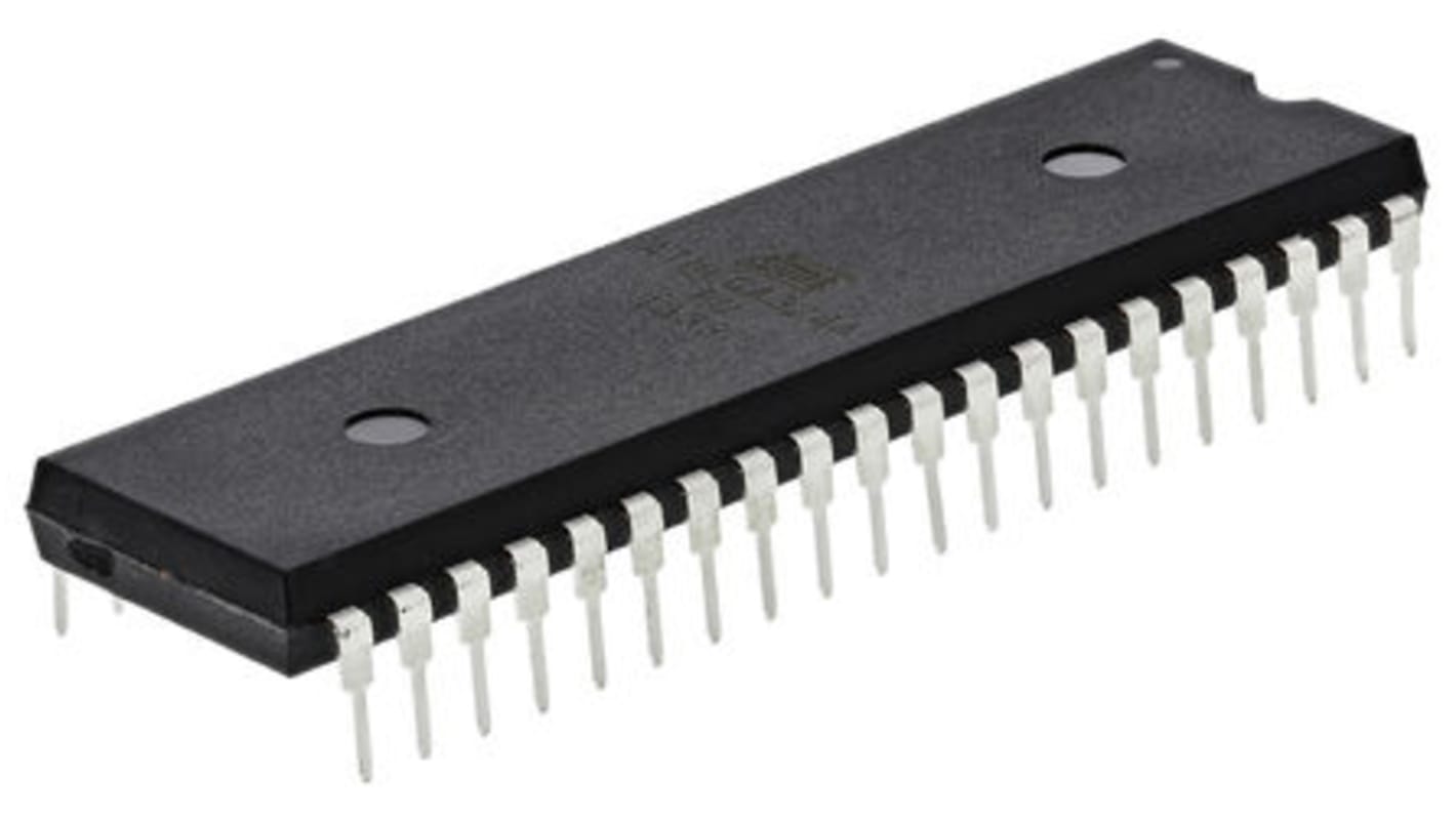 Microcontrôleur, 8bit, 2 Ko RAM, 32 Ko, 20MHz, , DIP 40, série ATmega