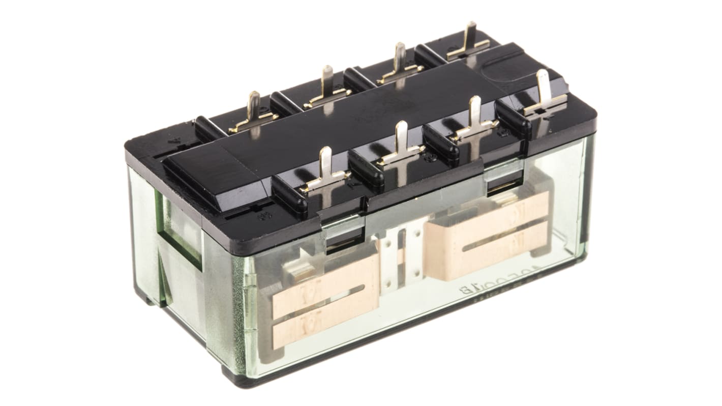 Panasonic DPDT Non-Latching Relay PCB Mount, 24V dc Coil, 15 A