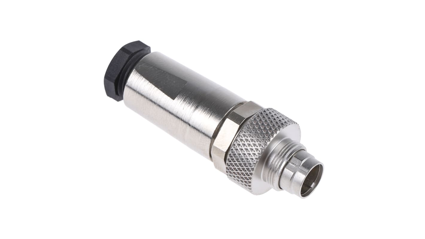 binder Circular Connector, 7 Contacts, Cable Mount, M9 Connector, Plug, Male, IP67, 712 Series