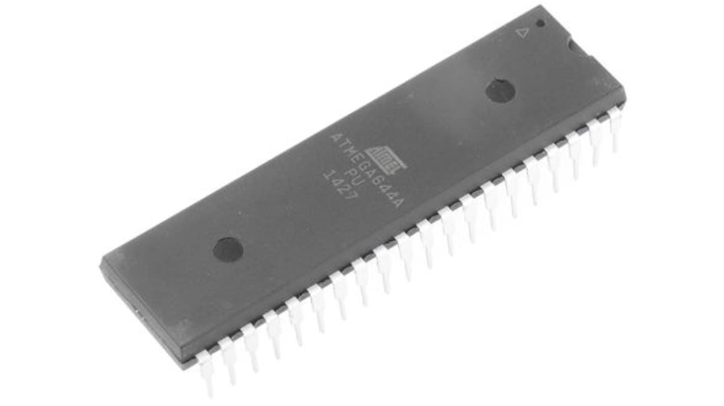 Microchip, 8bit AVR, ATmega Microcontroller, 20MHz, 64 kB Flash, 40-Pin PDIP