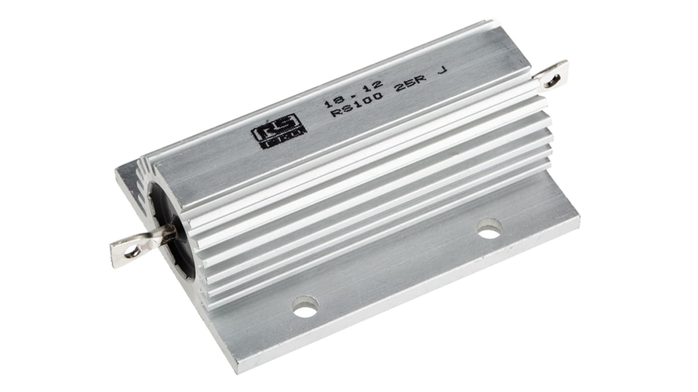 Resistenza per montaggio su telaio RS PRO, 25Ω, 100W, ±5%