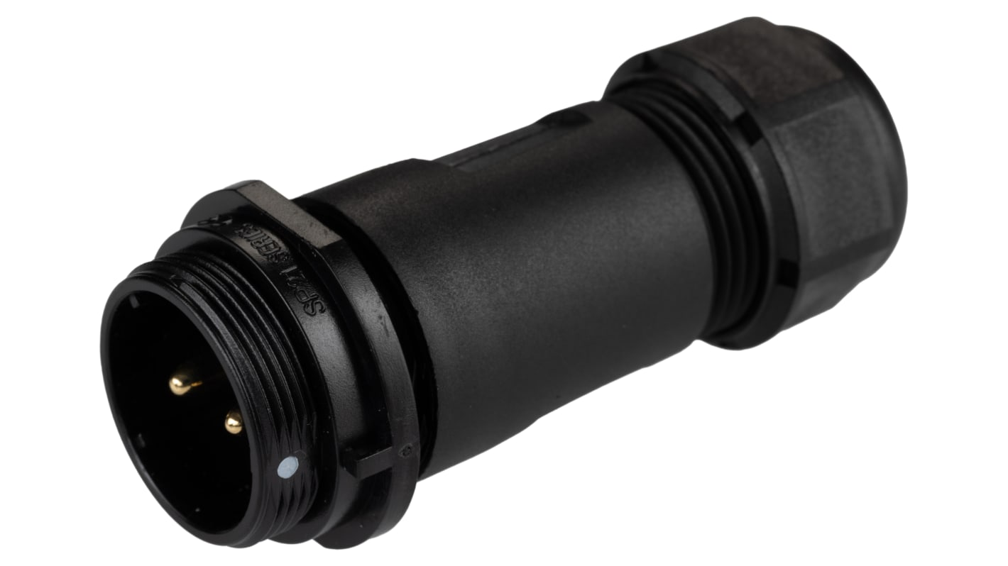 RS PRO Circular Connector, 2 Contacts, Cable Mount, Socket, Male, IP68