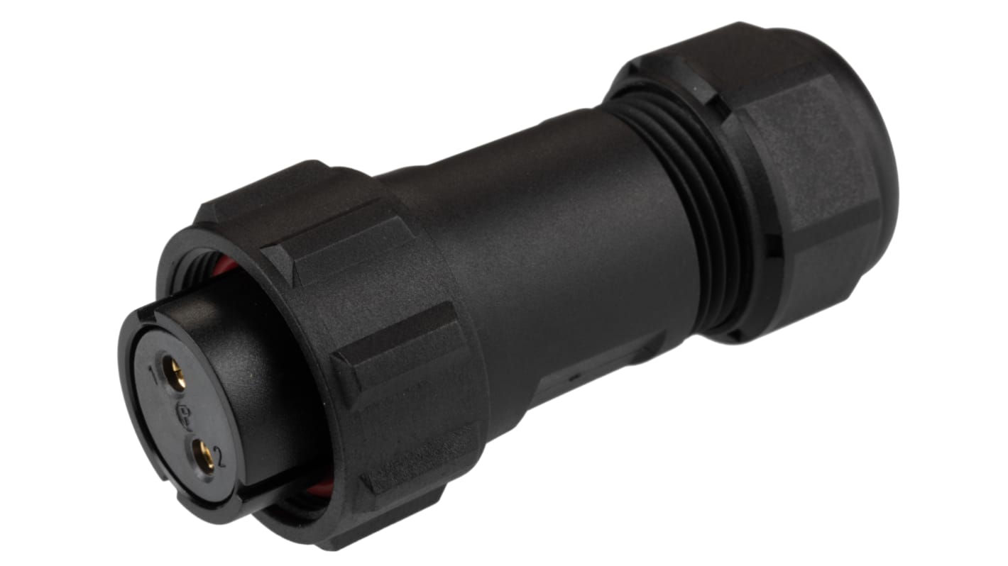 RS PRO Circular Connector, 2 Contacts, Cable Mount, Socket, Female, IP68