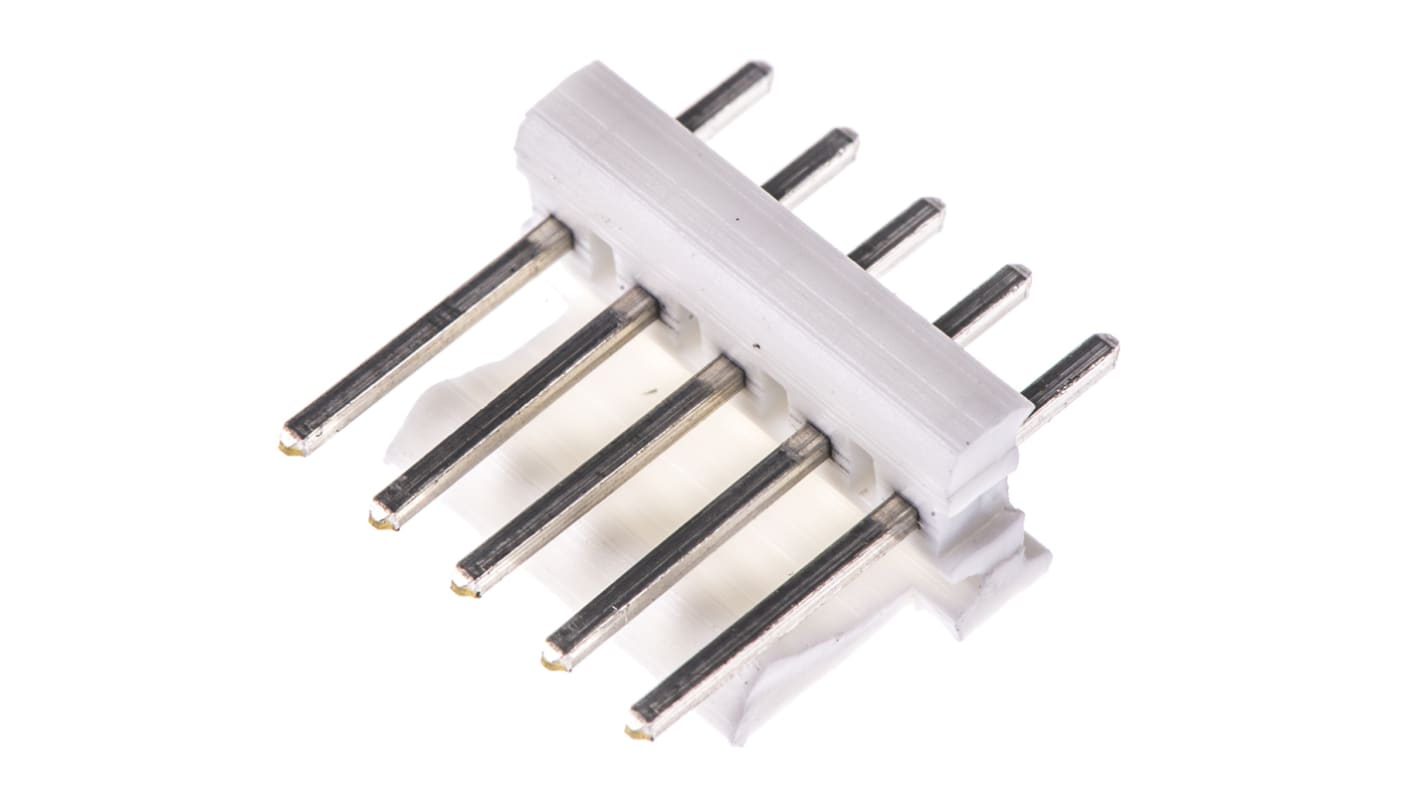 Złącze szpilkowe 5-pinowe raster: 2.54mm -rzędowe TE Connectivity Przewlekany 5.0A 250.0 V.